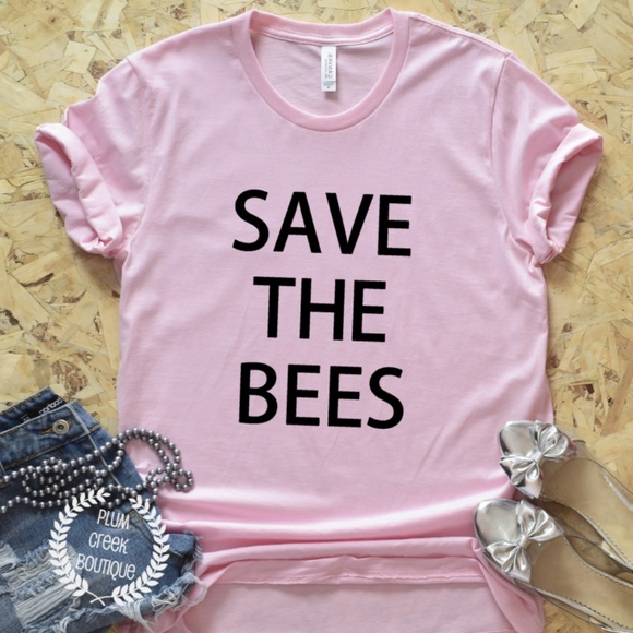 Plum Creek Boutique Tops - Inspirational Shirts with Sayings - Save the Bees